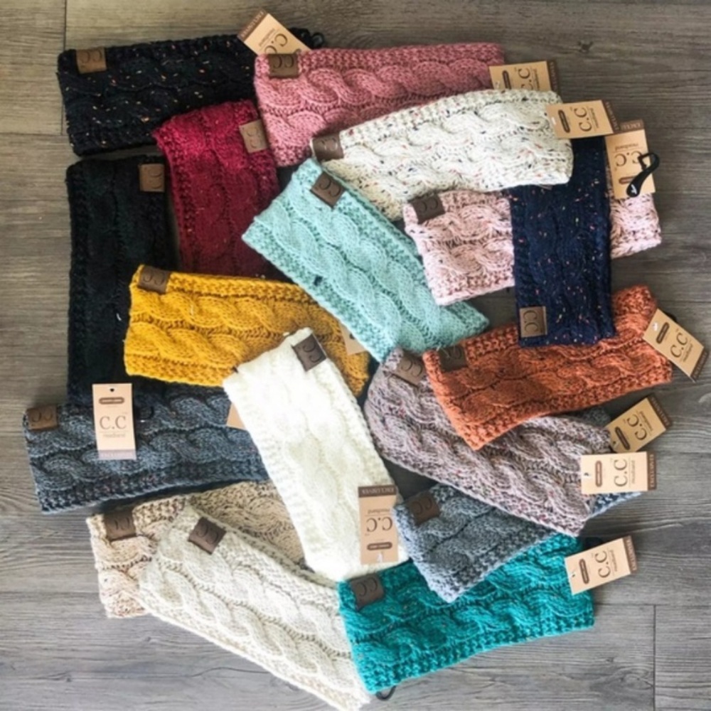 CC Sherpa lined headbands